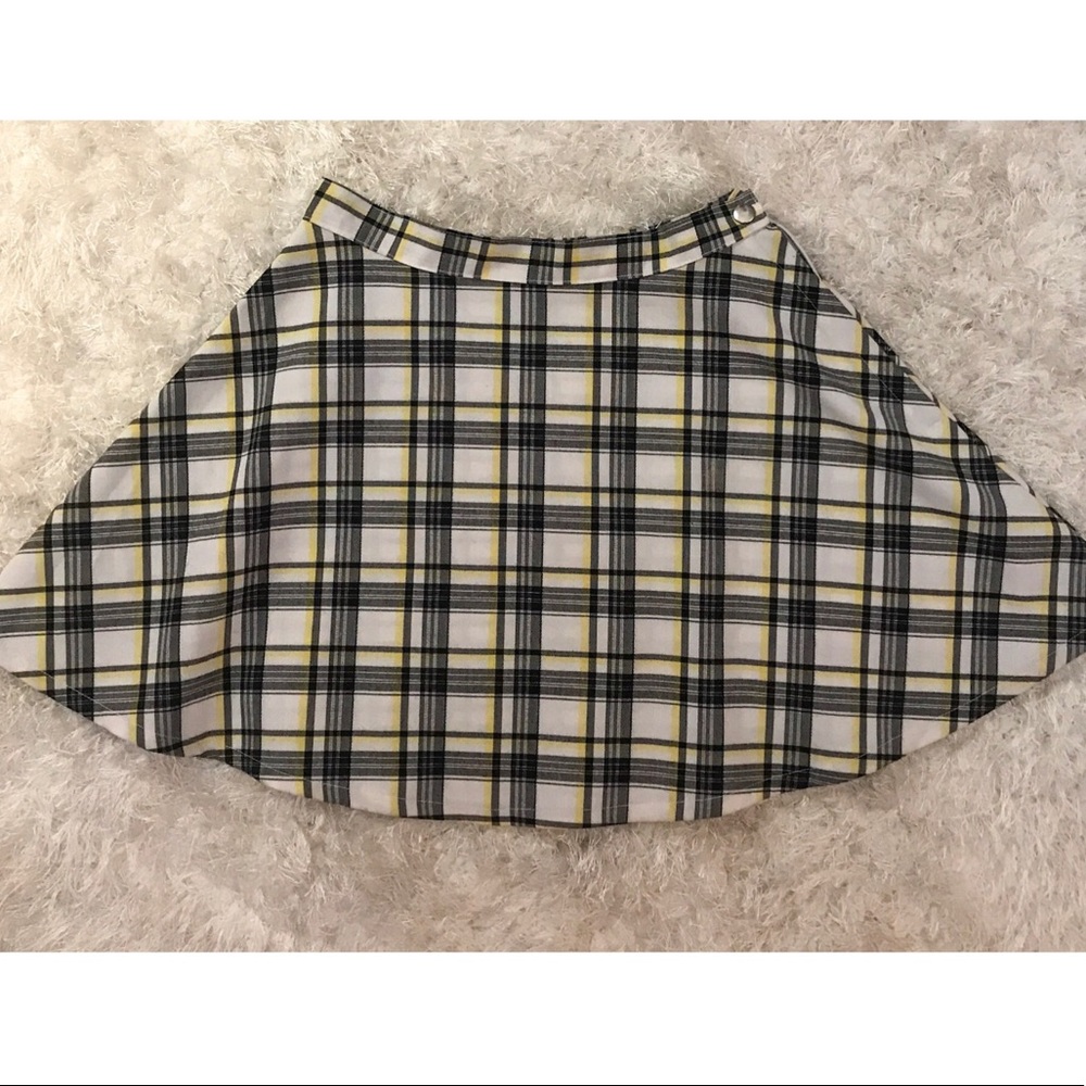 Plaid American Apparel Skater Skirt